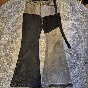 Rick Owens Flared/Wax Denim